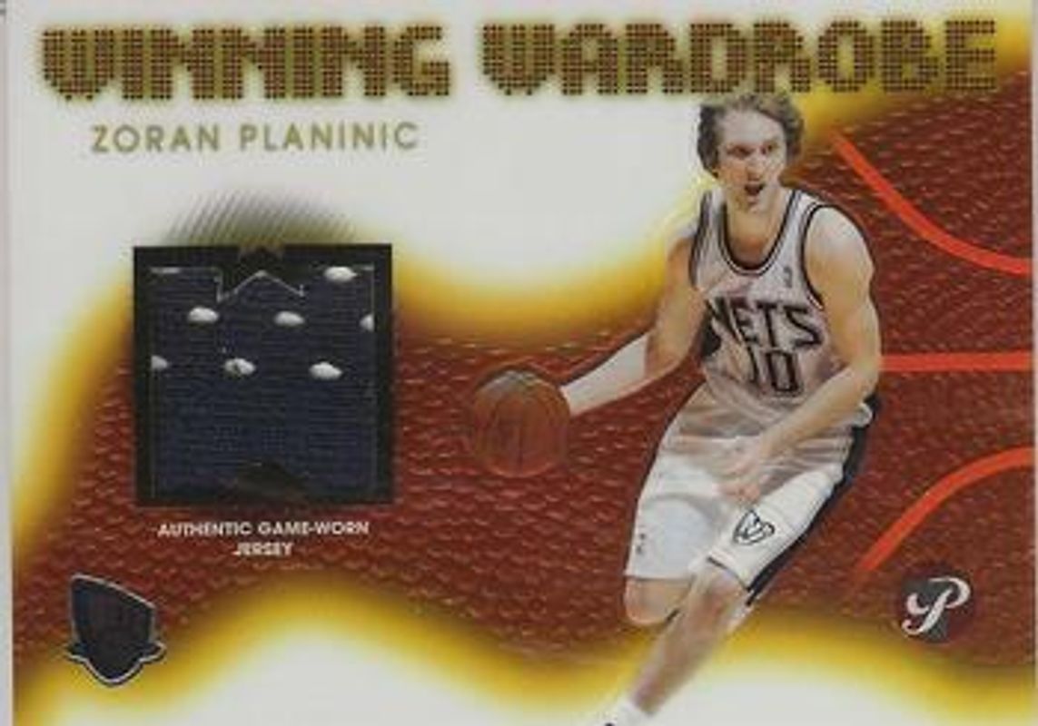 2004 Topps Pristine #WW-ZP Winning Wardrobe