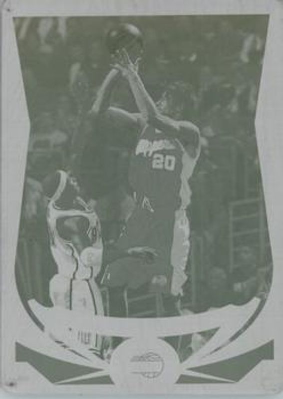 2004 Topps #192 Press Plates Yellow /1