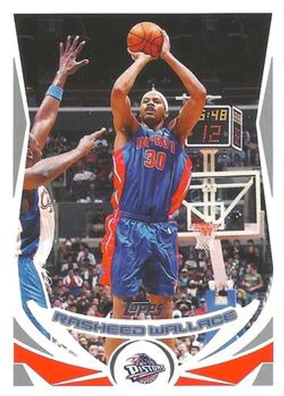 Rasheed Wallace 2004 Topps #33 Base RAW