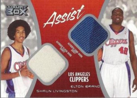 2004 Topps Luxury Box #AS-LB Assist Dual Relics /350