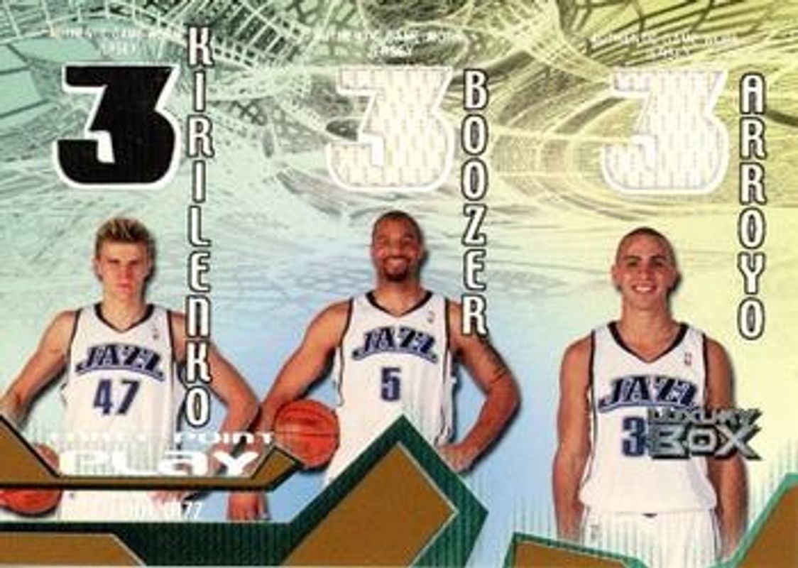 2004 Topps Luxury Box #TPP-KBA Three Point Play Relics 200 /200