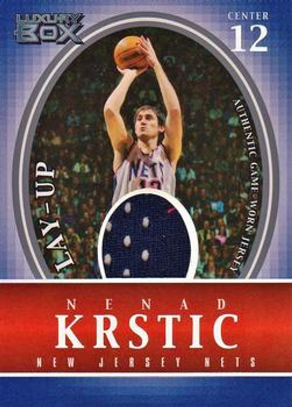 2004 Topps Luxury Box #LU-NK Lay Up Relics /500