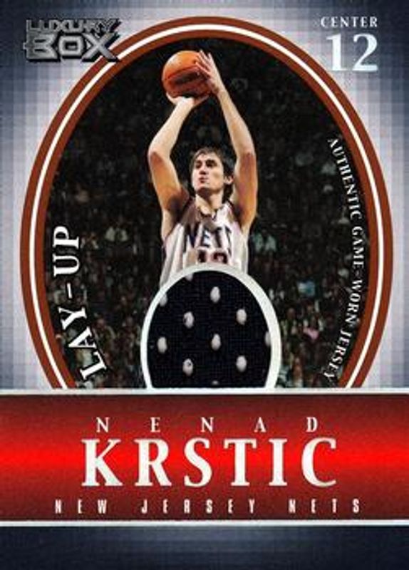 2004 Topps Luxury Box #LU-NK Lay Up Relics Tier Reserved (200) /200