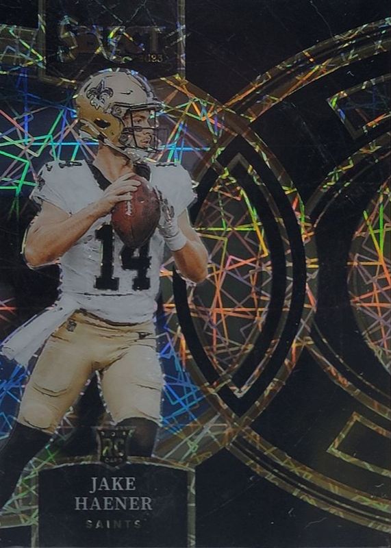 Jake Haener 2023 Select #186 Premier Level Black /1 Rookie RAW