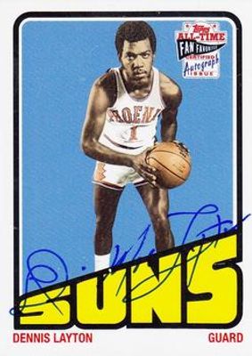 2005 Topps 1952 Style #FFA-DLA All Time Fan Favorites Autographs