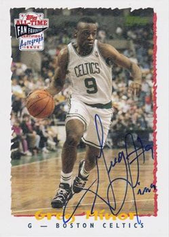 2005 Topps 1952 Style #FFA-GMI All Time Fan Favorites Autographs