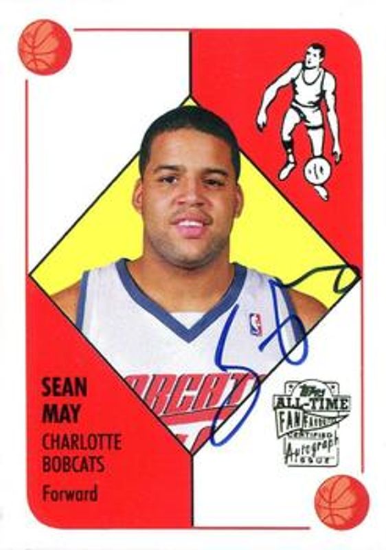 2005 Topps 1952 Style #FFA-SMA All Time Fan Favorites Autographs