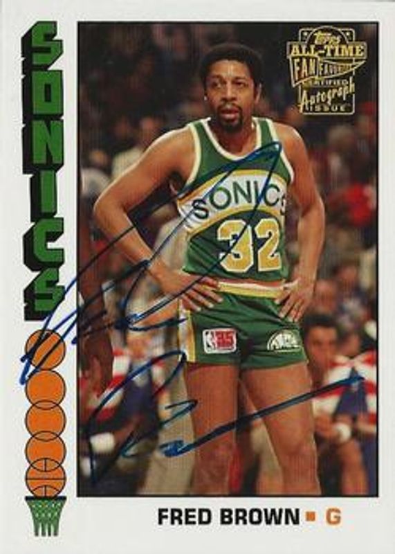 2005 Topps 1952 Style #FFA-FBN All Time Fan Favorites Autographs