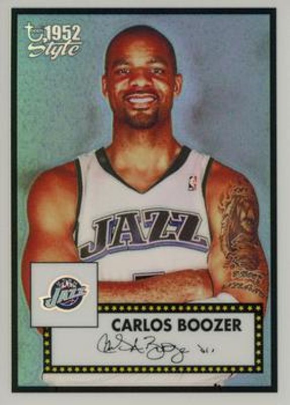 Carlos Boozer 2005 Topps 1952 Style #130 Chrome Refractor /299 RAW