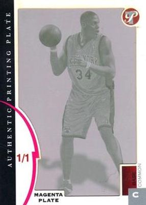 2005 Topps Pristine #93 Press Plates Magenta /1