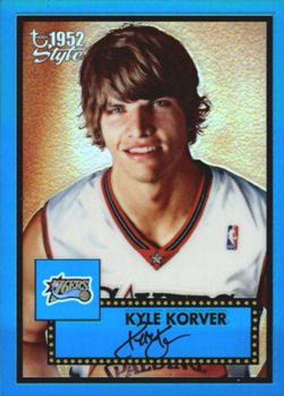 Kyle Korver 2005 Topps 1952 Style #24 Chrome Refractor Blue /149 RAW