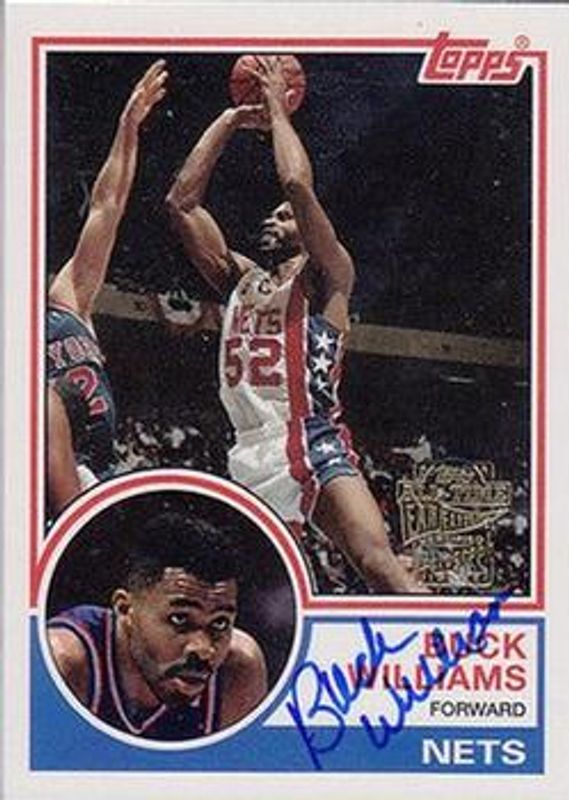 2005 Topps 1952 Style #FFA-BWI All Time Fan Favorites Autographs