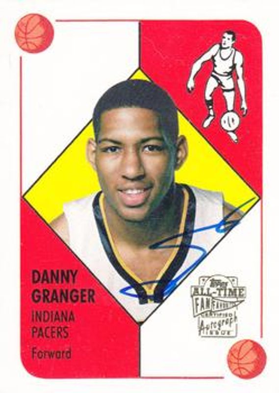 2005 Topps 1952 Style #FFA-DGR All Time Fan Favorites Autographs