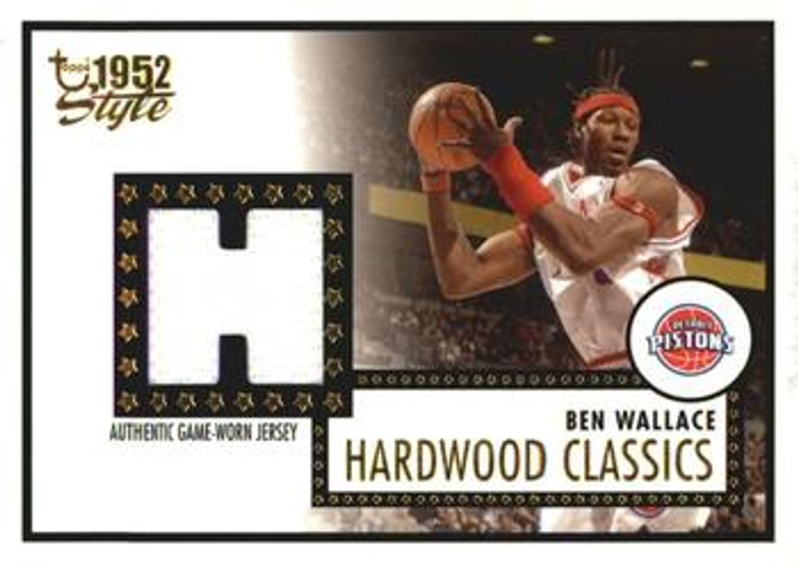 2005 Topps 1952 Style #HCR-BW Hardwood Classics