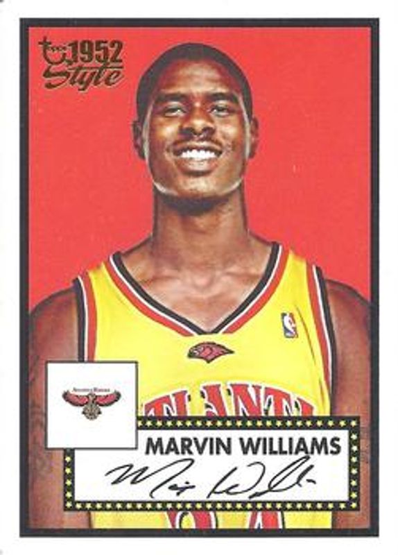 Marvin Williams 2005 Topps 1952 Style #139 Base Rookie RAW