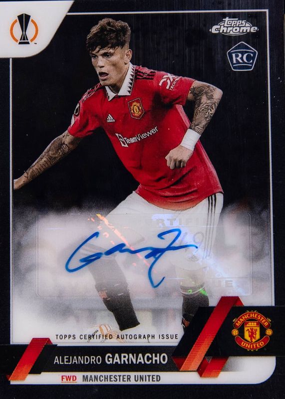 2022 Topps Chrome UEFA Club Competitions #CA-AG Autographs - Black Refractor /10