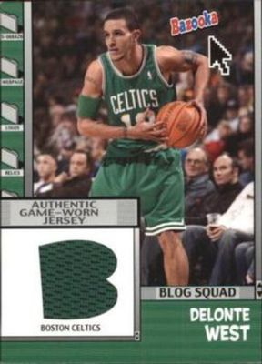 2005 Topps Bazooka #BBS-DWE Blog Squad Relics