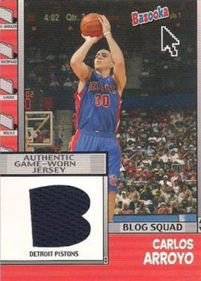 2005 Topps Bazooka #BBS-CA Blog Squad Relics