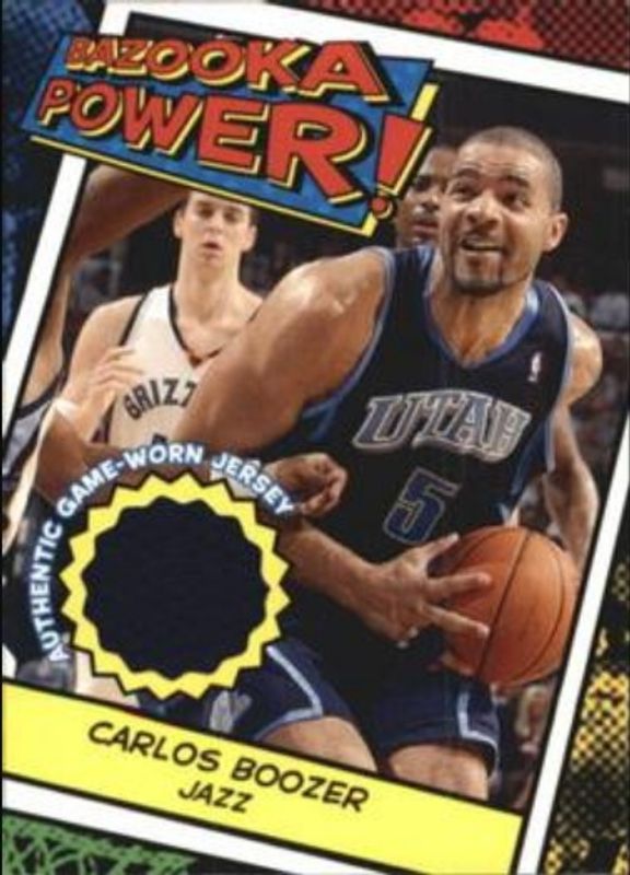 Carlos Boozer 2005 Bazooka #BP-CB Bazooka Power! Relics RAW