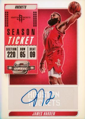 2018 Contenders Optic #VT-JHD Veteran Season Ticket Autographs