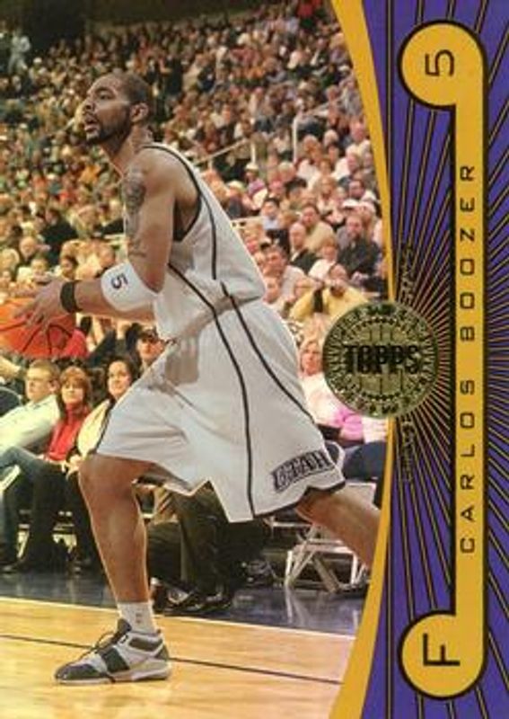 Carlos Boozer 2005 Topps First Row #4 Gold /100 RAW