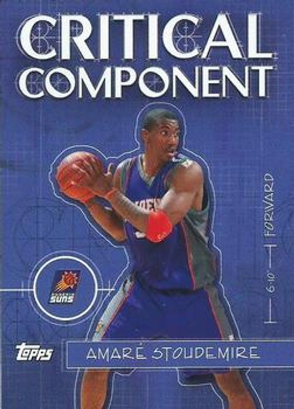 Amar'e Stoudemire 2005 Topps #CC12 Critical Component RAW