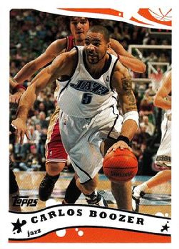 Carlos Boozer 2005 Topps #110 Base RAW