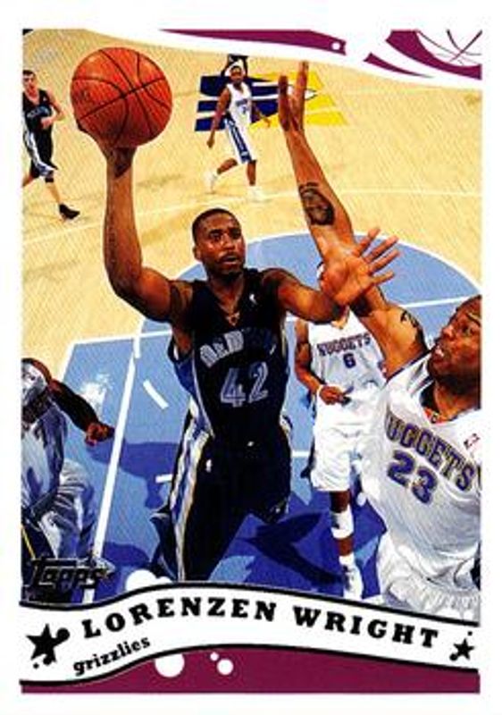 Lorenzen Wright 2005 Topps #42 Base RAW
