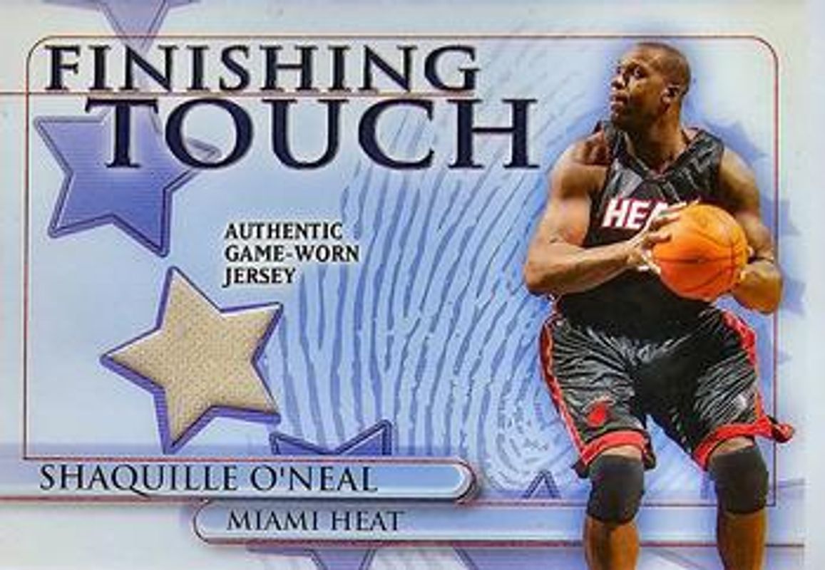 Shaquille O'Neal 2005 Topps #FT-SO Finishing Touch Relics RAW