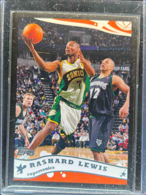 Rashard Lewis 2005 Topps #99 Black /500 RAW