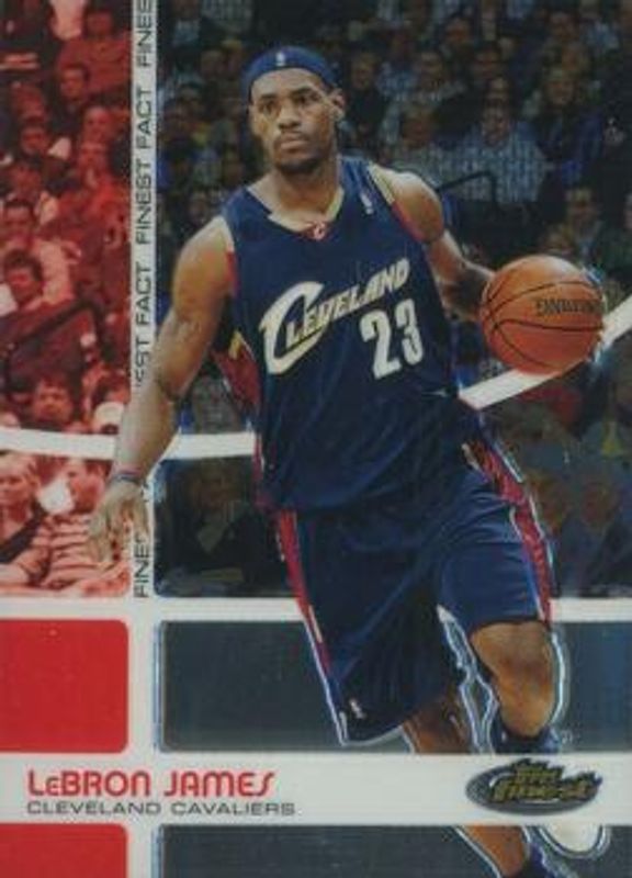 LeBron James 2005 Topps Finest #FF23 Finest Fact /1899 Price Guide 