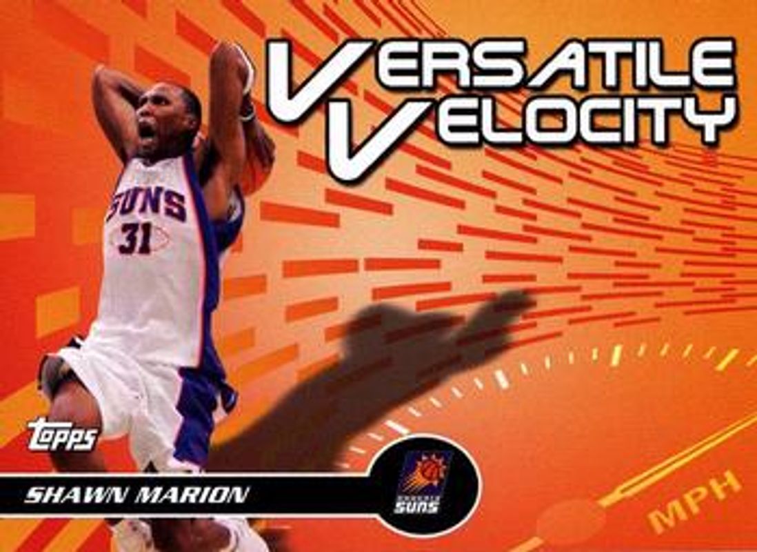 Shawn Marion 2005 Topps #VV4 Versatile Velocity RAW