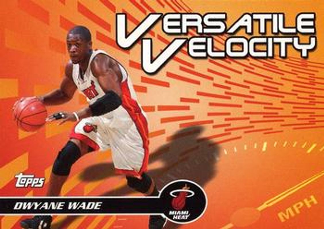 Dwyane Wade 2005 Topps #VV3 Versatile Velocity RAW