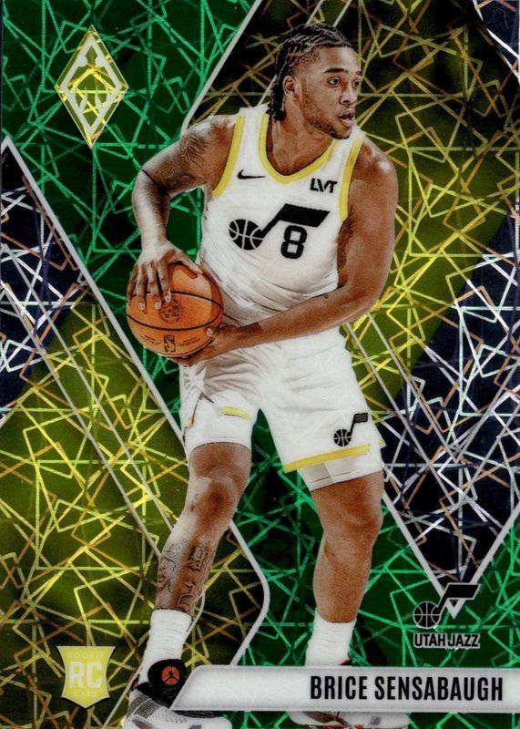 Brice Sensabaugh 2023 Phoenix #289 Green Lazer /175 Rookie RAW