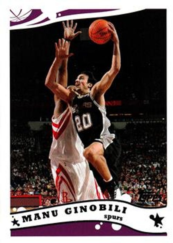 Manu Ginobili 2005 Topps #71 Base RAW