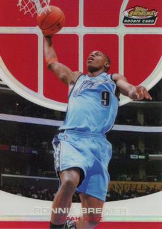 2005 Topps Finest #153 Refractor Red /169