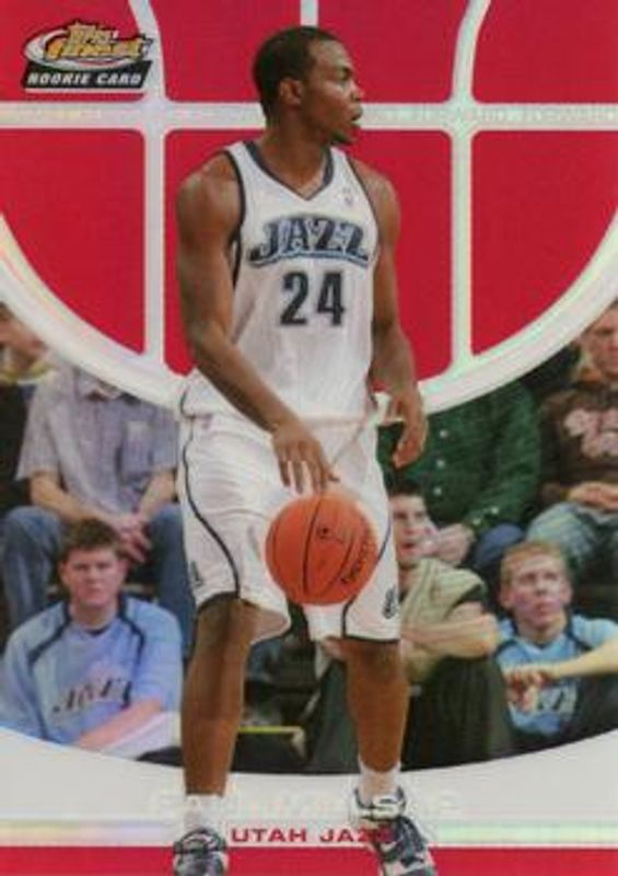 2005 Topps Finest #169 Refractor Red /169