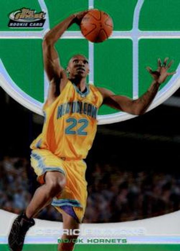 2005 Topps Finest #154 Refractor Green /89