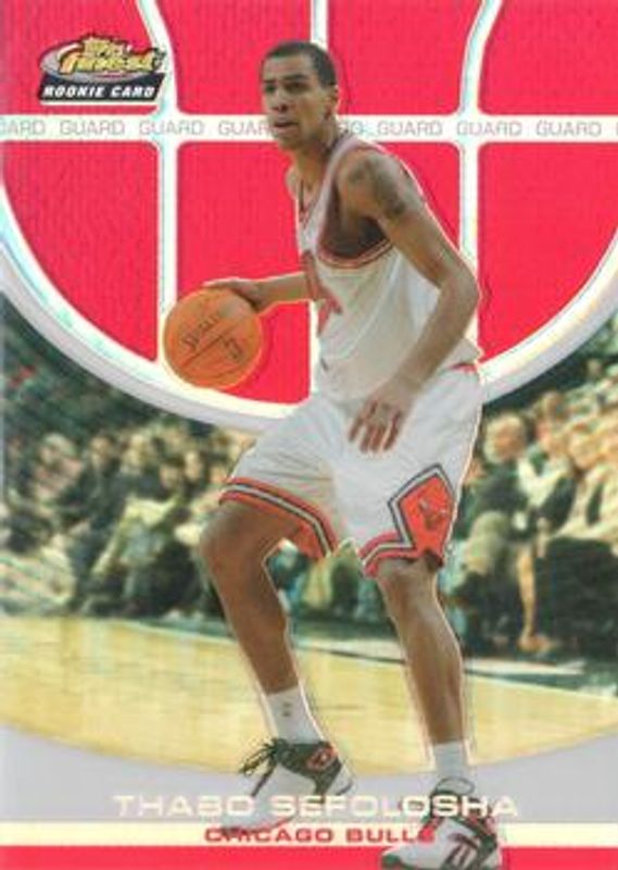 2005 Topps Finest #152 Refractor Red /169