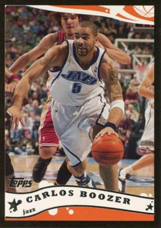Carlos Boozer 2005 Topps #110 Black /500 RAW