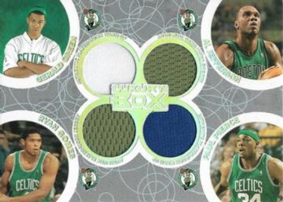 2005 Topps Luxury Box #BOR-2 Box Out Quad Relics /193