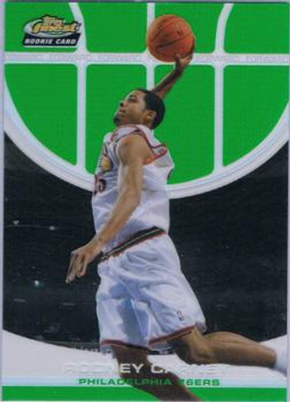 2005 Topps Finest #155 Refractor Green /89