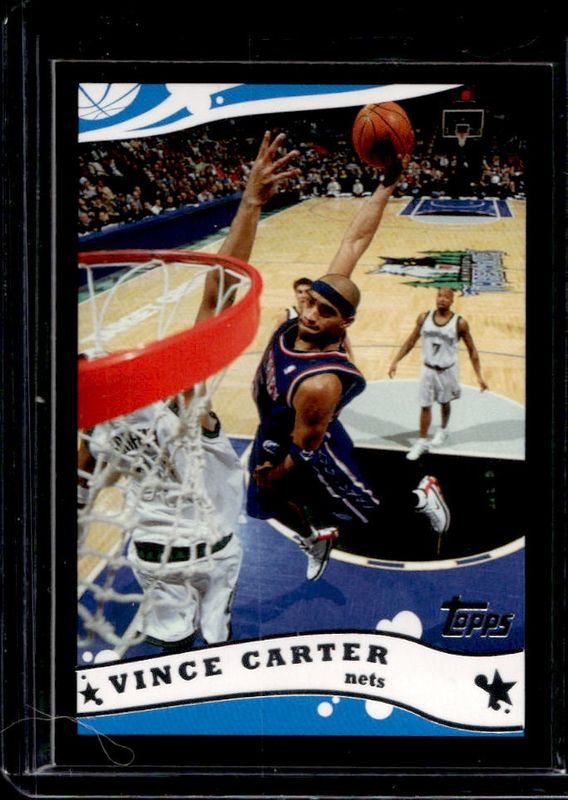 Vince Carter 2005 Topps #15 Black /500 RAW