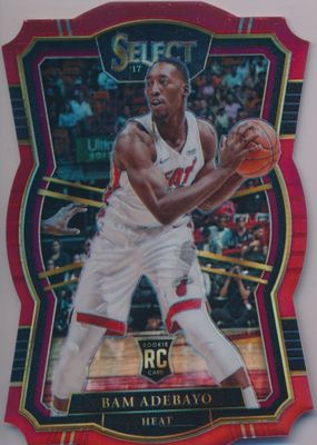 2017 Select #171 Premier Level Red Die-Cut /135