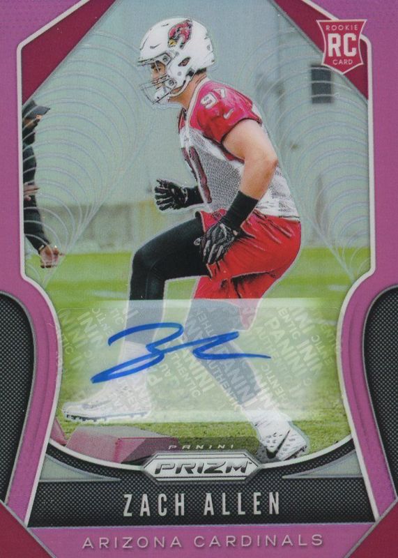 2019 Prizm #389 Rookie Autographs - Pink