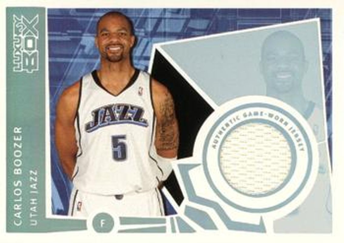 Carlos Boozer 2005 Topps Luxury Box #TMR-CB The Machine Relics /225 RAW