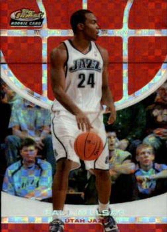 Paul Millsap 2005 Topps Finest #169 X Fractors Red /139 RAW