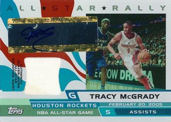 2005 Topps Big Game #ASRA-TM All Star Rally Relics Autographs /67