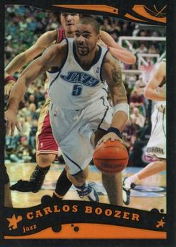Carlos Boozer 2005 Topps Chrome #59 Black Refractor /399 RAW