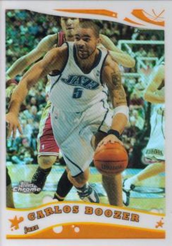 Carlos Boozer 2005 Topps Chrome #59 Refractor /999 RAW